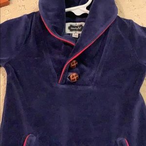 Mud pie velvet jumpsuit. 9-12 months